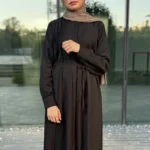 Uzun Rayon Tunik – Kuşaklı ve Düğmeli