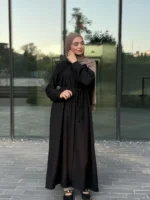 Uzun Rayon Tunik – Kuşaklı ve Düğmeli - Görsel 8